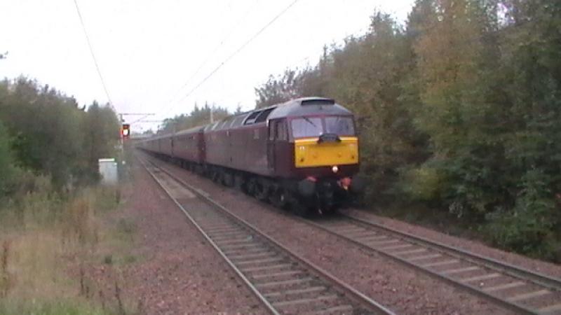 47854 WCRC On 1Z58: Passes Holytown With Thrash. 47237 Pic To Follow On. Photo of 47854 WCRC On 1Z58