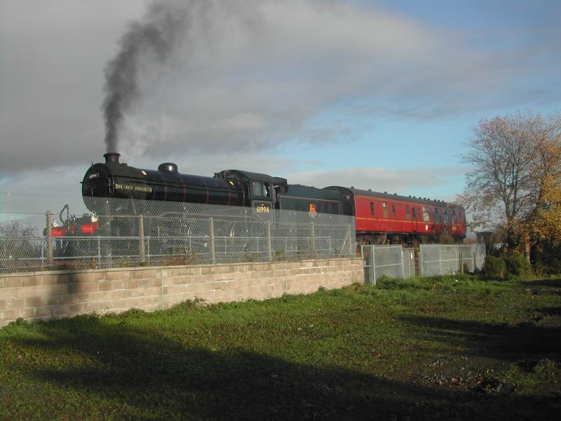 Great Marquess at Carmuirs West : 5Z37 Thornton to Fort William on 28th October 2011. Photo of Great Marquess at Carmuirs West