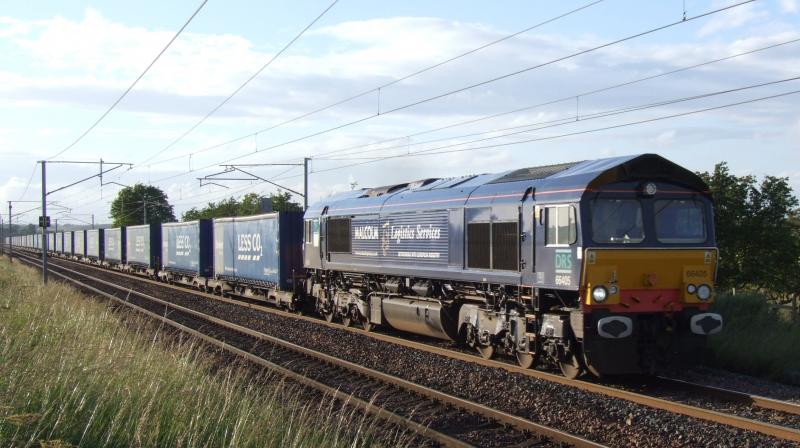 wheres eddie: 66405 gets a shot on the 4s43..this is it passing float bridge heading south Photo of wheres eddie