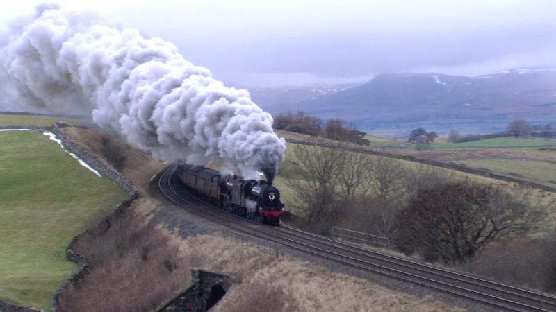 The Winter Cumbrian Mountain Express 2010: The Winter Cumbrian Mountain Express at Birkitt Common on 30/12/10 Photo of The Winter Cumbrian Mountain Express 2010