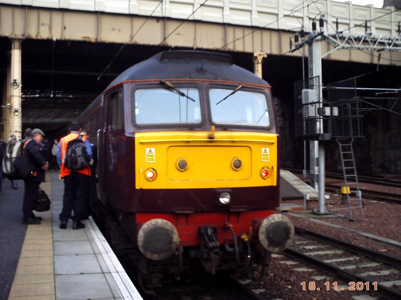 57001 in edinburgh: 57001 sits in edinburgh with 2 class 50s. Photo of 57001 in edinburgh