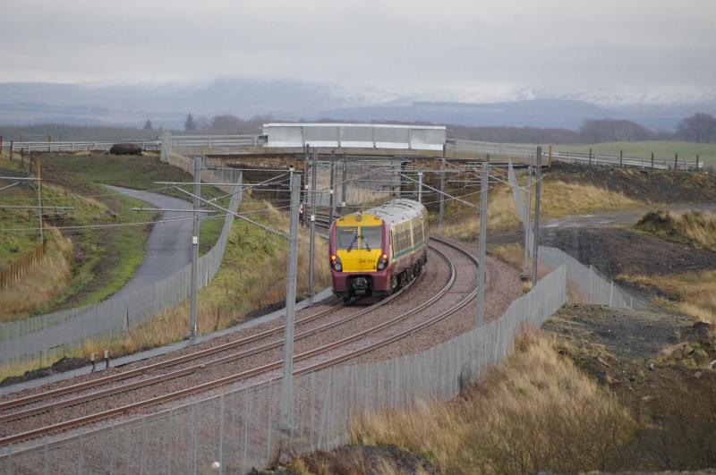 334034: 334034 with an Edinburgh Service just West of Blackridge. 14.12.2011. Photo of 334034