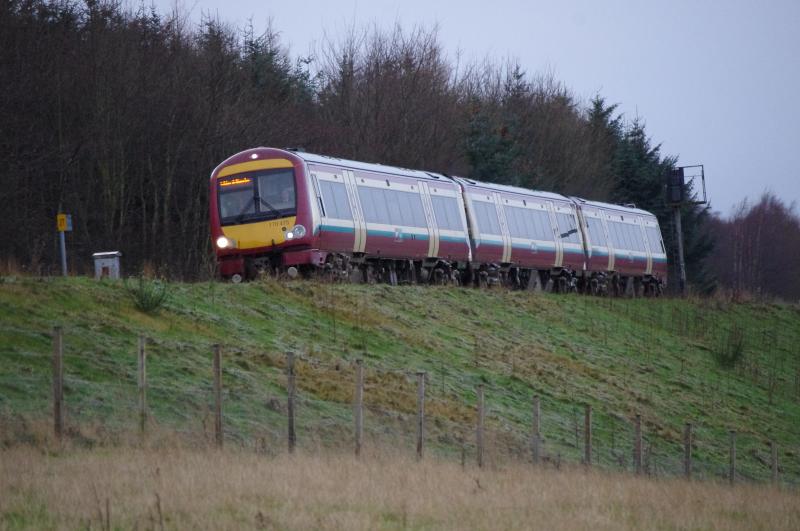 170475: 170475 at Whitecross. 14.12.2011. Heading East. Photo of 170475