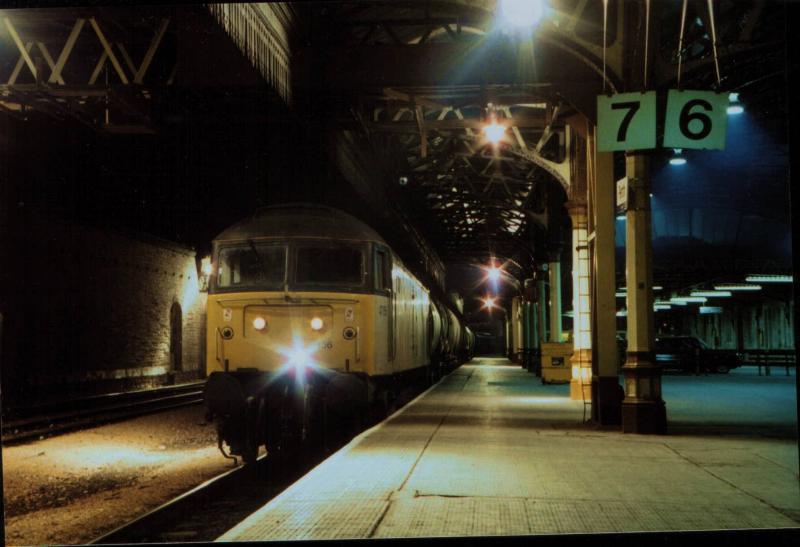 Cl 47 at Perth: Class 47 at Perth Station back in the early 90's. Photo of Cl 47 at Perth