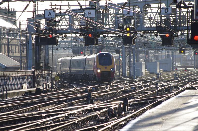 221112: 221112 arriving at Glasgow Central. 15.12.2011. Photo of 221112