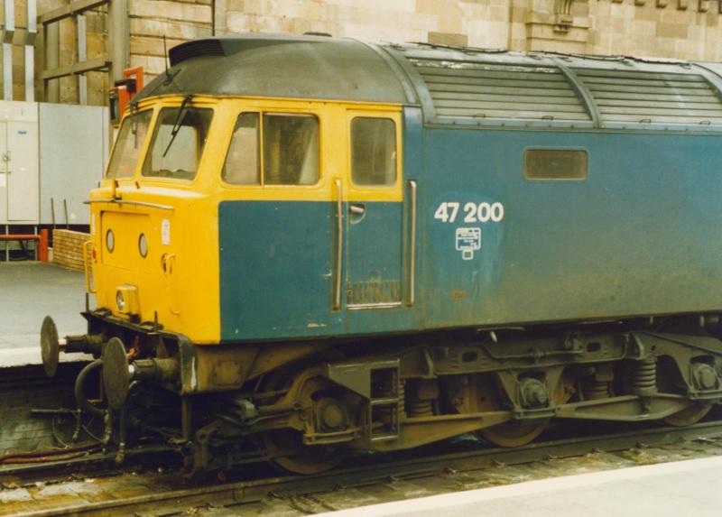 47200 rests at Glasgow Central: 47200 rests at Glasgow Central. Photo of 47200 rests at Glasgow Central