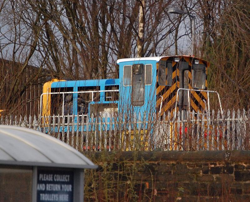 Brodie Engineering shunter: Diesel shunter at Brodie Engineering, Kilmarnock. Photo of Brodie Engineering shunter
