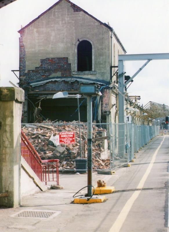 A Sad Sight!: Demolition underway at Carstairs Junction. Photo of A Sad Sight!