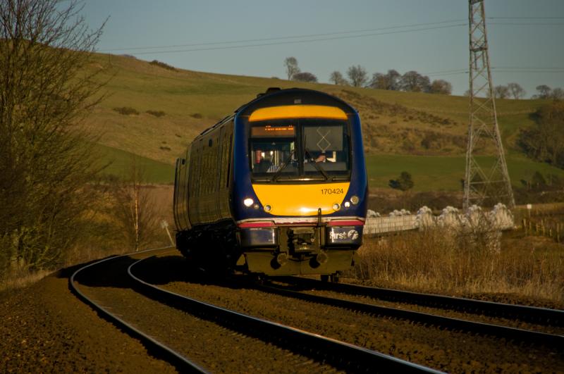 170424: 170424 heads south at Forgandenny 16/02/12 Photo of 170424