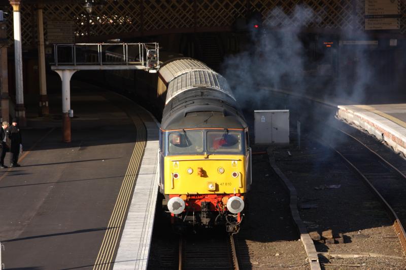 47810 1Z40: glasgow central-perth northern belle. Photo of 47810 1Z40