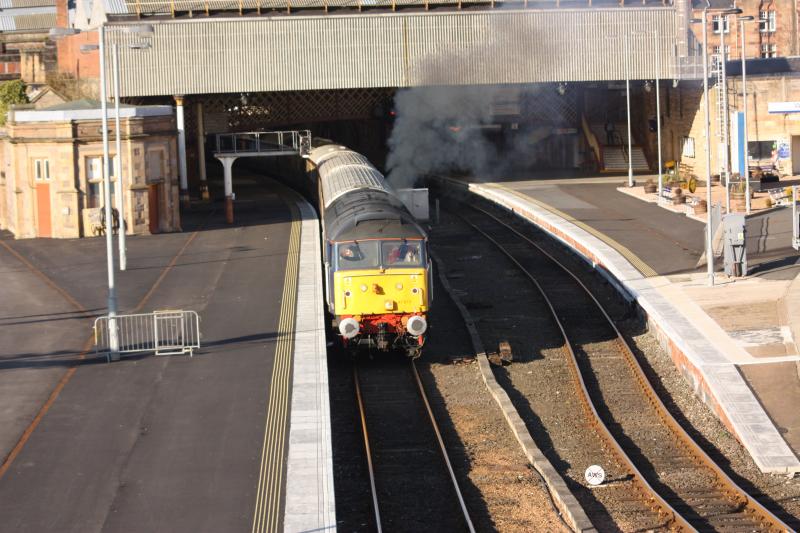 47810 1Z41: leaving perth with the northern belle for edinburgh, Photo of 47810 1Z41