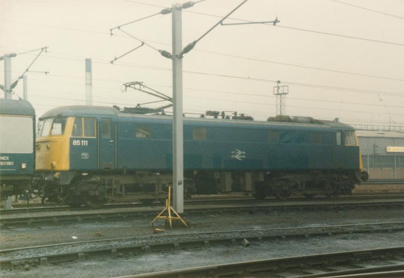 85 111 at Polmadie: 85 111 at Polmadie (29.11.89) Photo of 85 111 at Polmadie