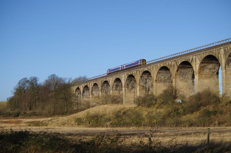 158722: 158722, Heading west with a Dunblane service. 07.01.2012. Photo of 158722