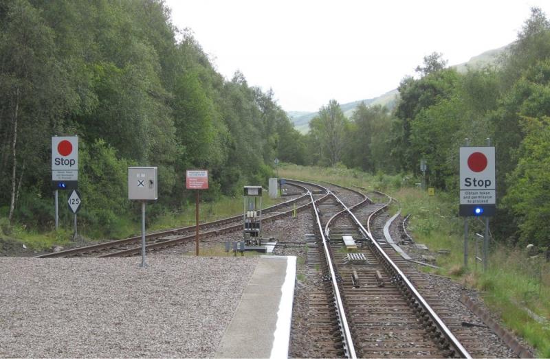 Photo of RETB signs at Upper Tyndrum