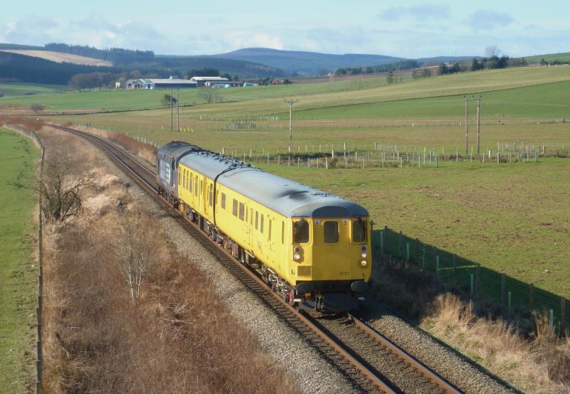 37667 pushing 9701 and 999508 Keith 050312: Photo of 37667 pushing 9701 and 999508 Keith 050312