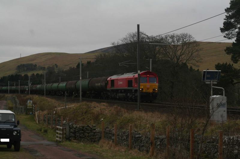 66101: 66101 approaches Abington on the 13 March Photo of 66101