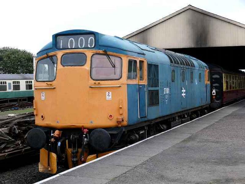 27001: Boness stalwart 27001 running around it's train at Boness in October 2007. Photo of 27001