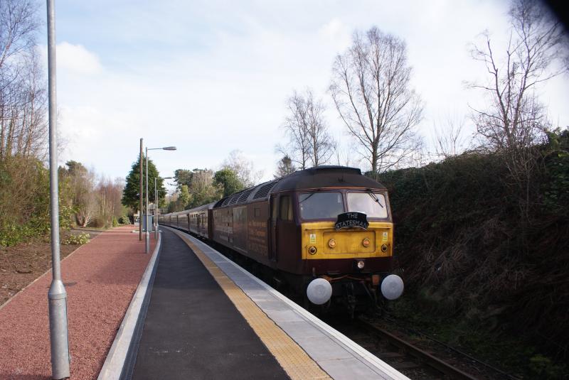 Winter West Highland Statesman: 17th March 2012 - Helensburgh Upper. T&T 47826 + 47786 Photo of Winter West Highland Statesman