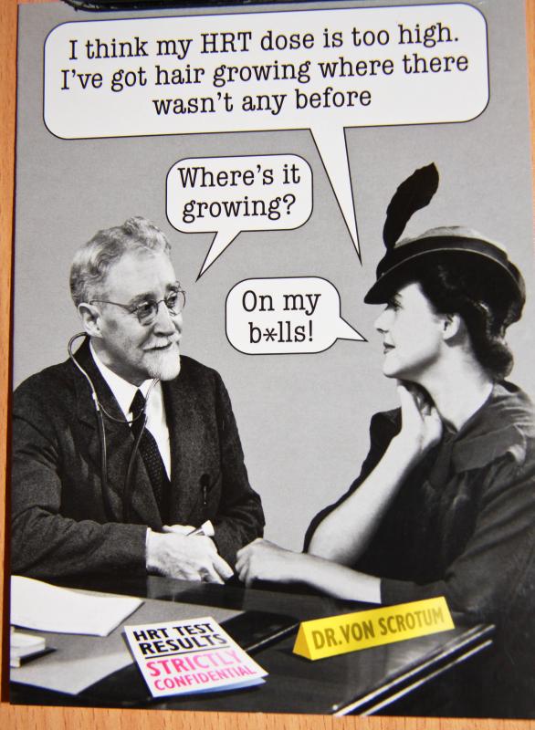 Ewan's goodbye card: A suitably immature farewell card as Mr Tait moves on to pastures new... Photo of Ewan's goodbye card