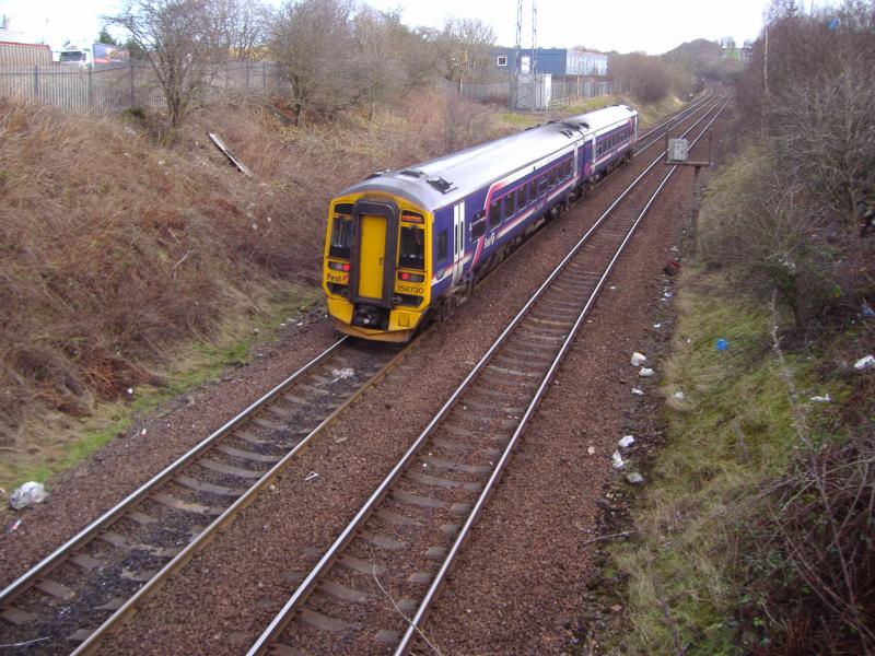 158 730 heads for Kirkwood: 158 730 heads for Kirkwood after calling at Bargeddie (12.01.12) Photo of 158 730 heads for Kirkwood