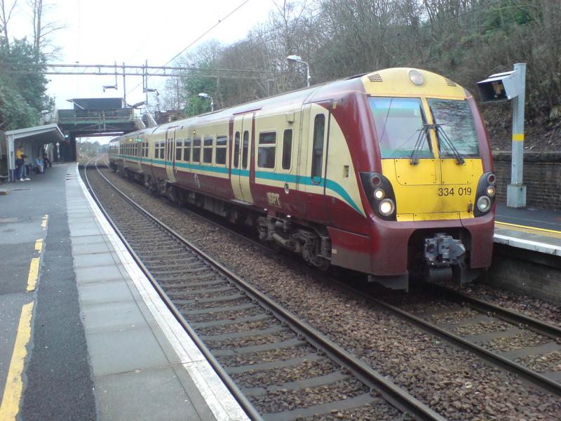 334 019 calls at Blairhill: 334 019 calls at Blairhill (26.02.12). Photo of 334 019 calls at Blairhill