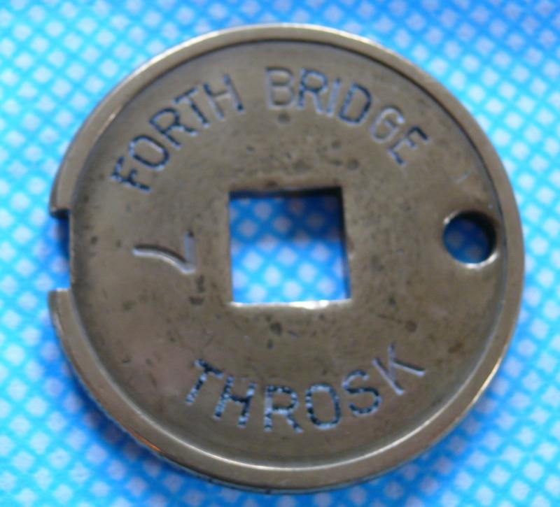 P1010862-1.JPG: Brass tablet for old section of single line across the Caley Forth Swing Bridge. No.7. Photo of P1010862-1.JPG