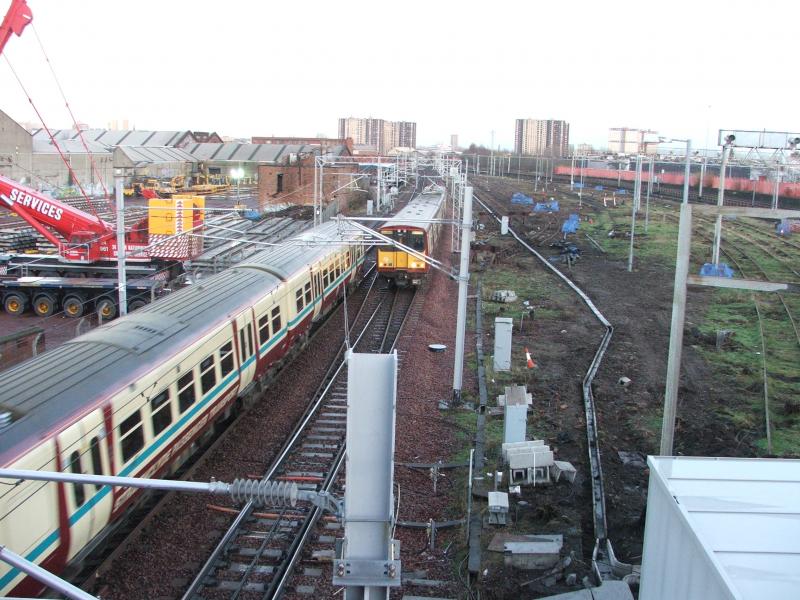 Smithy Lye/Central-Ayr Line & Storage Area: Proxsimity of Storage area to main line & also Smithy Lye Photo of Smithy Lye/Central-Ayr Line & Storage Area