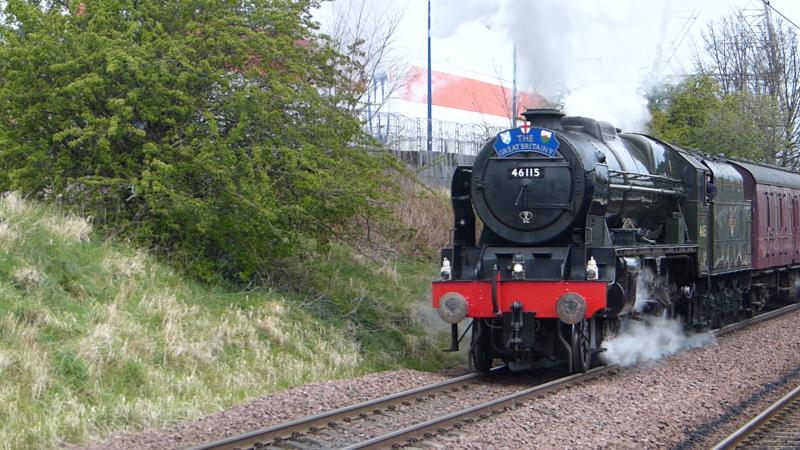 GB V 20/4/12: Scots Guardsman passing Brunstane Photo of GB V 20/4/12