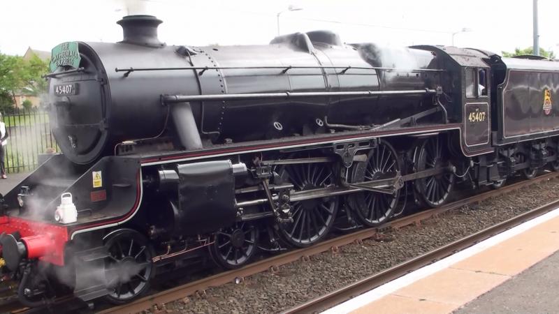 45407 At Ayr Back in 2010.: Photo of 45407 At Ayr Back in 2010.
