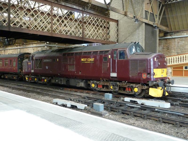 37676 at Perth: 01/05/12 whilst filming Photo of 37676 at Perth