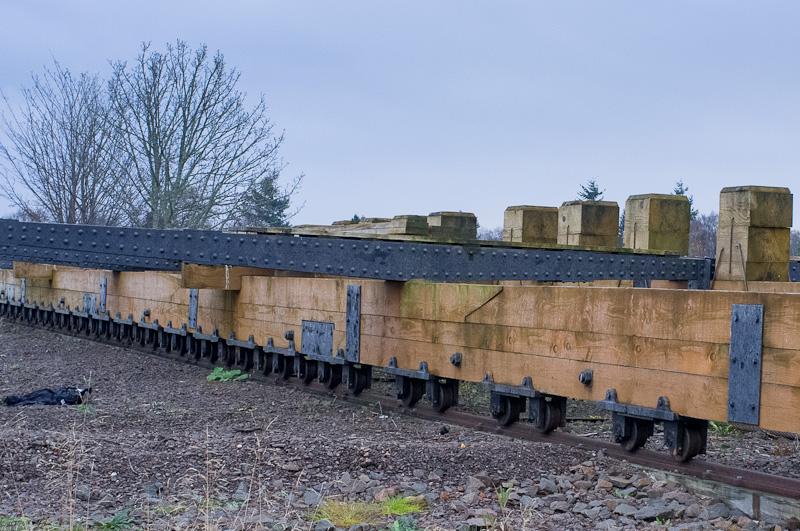 Photo of Patent slip railway and ship cradle at Balloch