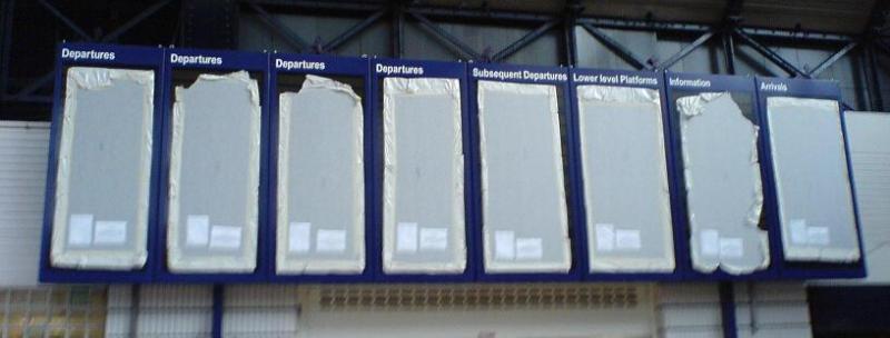 Photo of Glasgow Queen Street new departure board