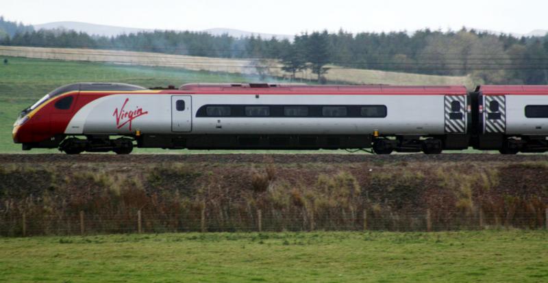 Pendolino Panned: Pendolino heading south at Carstairs Photo of Pendolino Panned