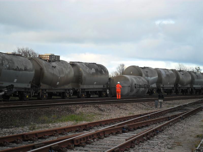 Photo of Derailment Craiginches 9th May 2012