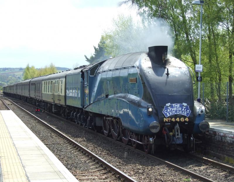 60019 Bittern at Ladybank: Photo of 60019 Bittern at Ladybank