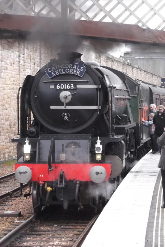 60163 Tornado: Seen ready to depart Perth for Inverness 19-05-12 Photo of 60163 Tornado