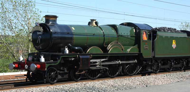 The Earl Heads North: The Earl heads North through Plumpton just prior to the Duchess heading South.
On the rear as per usual a filthy West Coast 47 , is there a law against them being cleaned ? Photo of The Earl Heads North