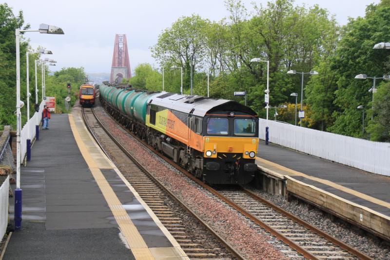 Photo of 66847 at Dalmeny