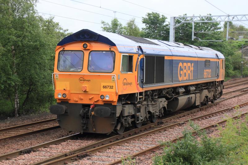 0Y46: 66732 on 0Y46 14.10? Millerhill to Bridgeton leaving Millerhill on 10/06/2012. Photo of 0Y46