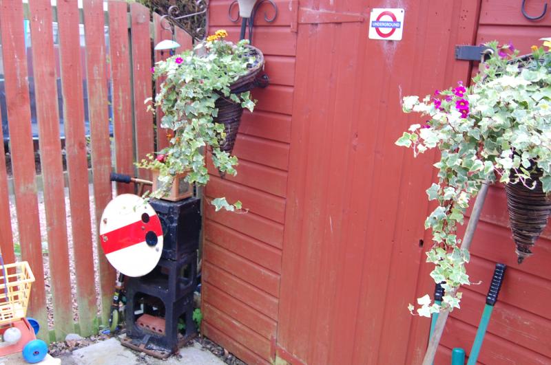 Elmgrove ground signal: Ground signal in dhtulyar's garden Photo of Elmgrove ground signal