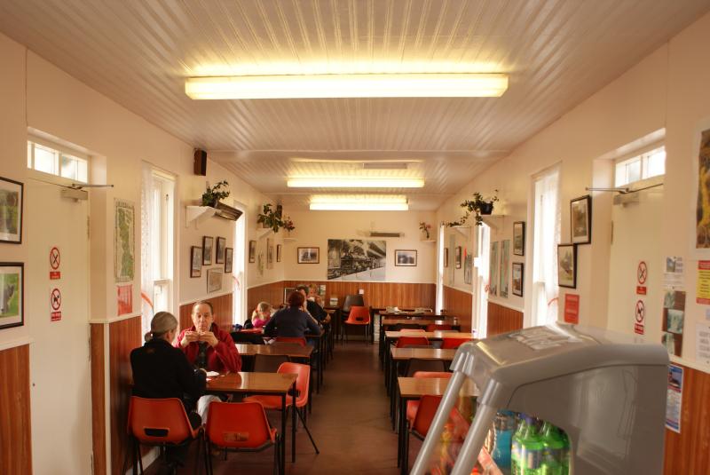 Cosy Crianlarich Station Tearoom: There are some interesting rail-related photos around the walls of this welcome Station Tearoom. Photo of Cosy Crianlarich Station Tearoom
