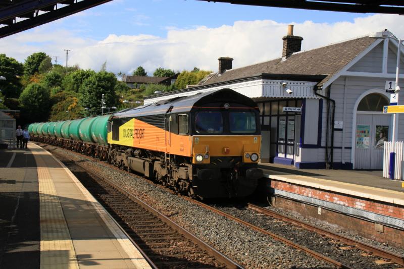 Spoonfed 6Z83: 66847 on 6Z83 14.48 Linkswood to Grangemouth passing North Queensferry on 13/06/2012. Thanks for the times Photo of Spoonfed 6Z83