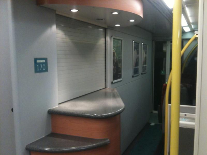 Mini-buffet on ex Hull Trains: Maybe Scotrail could make more use of these on longer distance Services? Photo of Mini-buffet on ex Hull Trains