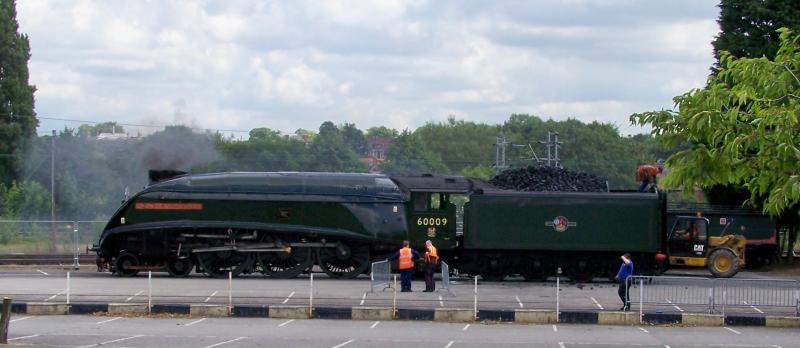60009 at York: 60009 Union of South Africa in the yard of the NRM, being prepared for an outing Photo of 60009 at York