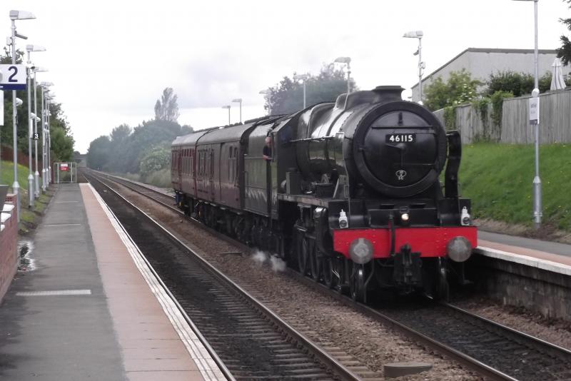 46115 at South Gyle: 5Z26 Thornton - Carnfroth Photo of 46115 at South Gyle