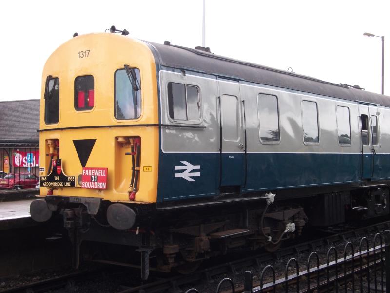 Thumper Anniversary at Spa Valley Railway: Wearing the same plates it had when the line closed in 1985, 1317 prepares to run from Tunbridge Wells West to Eridge on its first weekend back in service. Photo of Thumper Anniversary at Spa Valley Railway