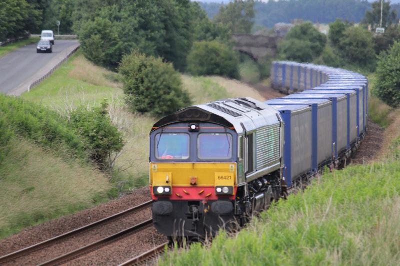 4D47 - 66421: Inverness to Mossend Luncarty Photo of 4D47 - 66421