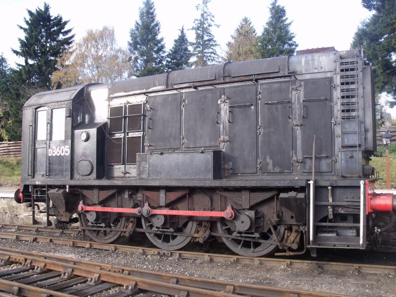 08 diesel shunter: 08 diesel shunter in Boat of garten.
D3605 Photo of 08 diesel shunter