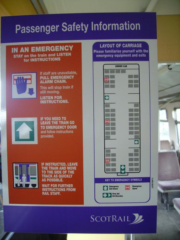 Photo of Passenger Safety Information