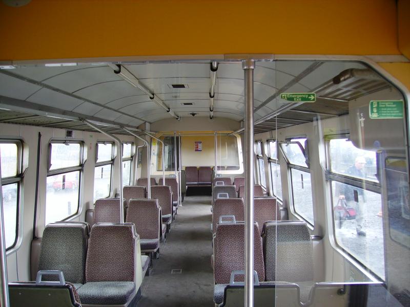 Class 303 middle coach: Looking towards the flappy door to the Gairds van. Photo of Class 303 middle coach